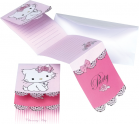 Cartons d'invitation Hello Kitty
